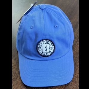 PGA TOUR  BLUE ADJUSTABLE STRAPBACK GOLF HAT CAP, NEW WITH TAG